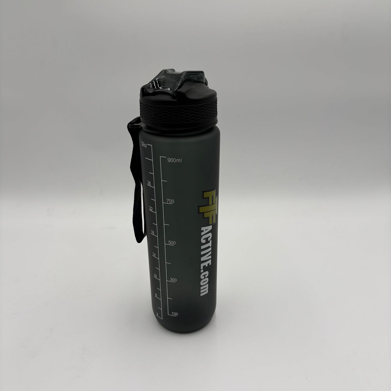 Time Marker Water Bottle – 1 Litre Flip Straw & Lock Lid