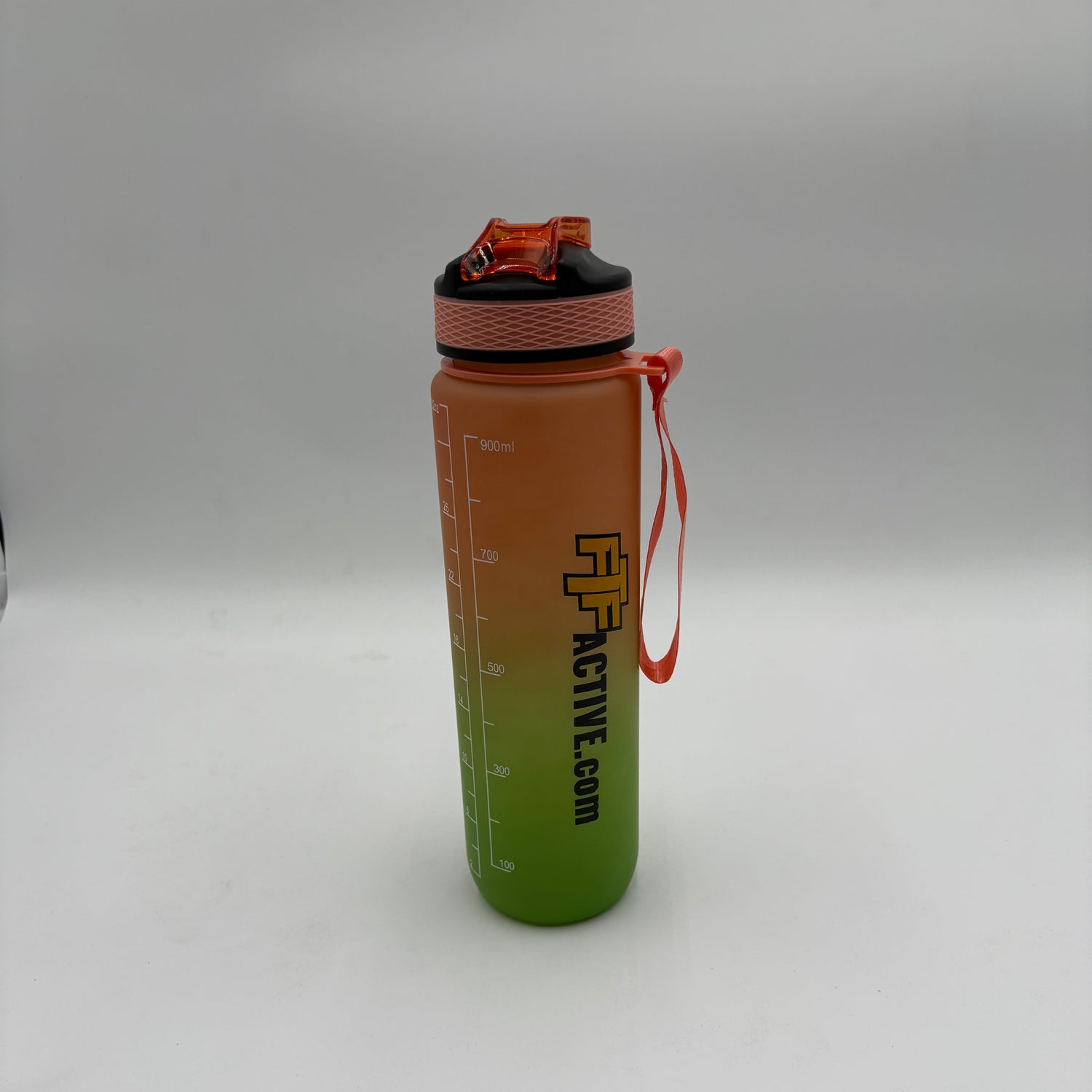 Time Marker Water Bottle – 1 Litre Flip Straw & Lock Lid