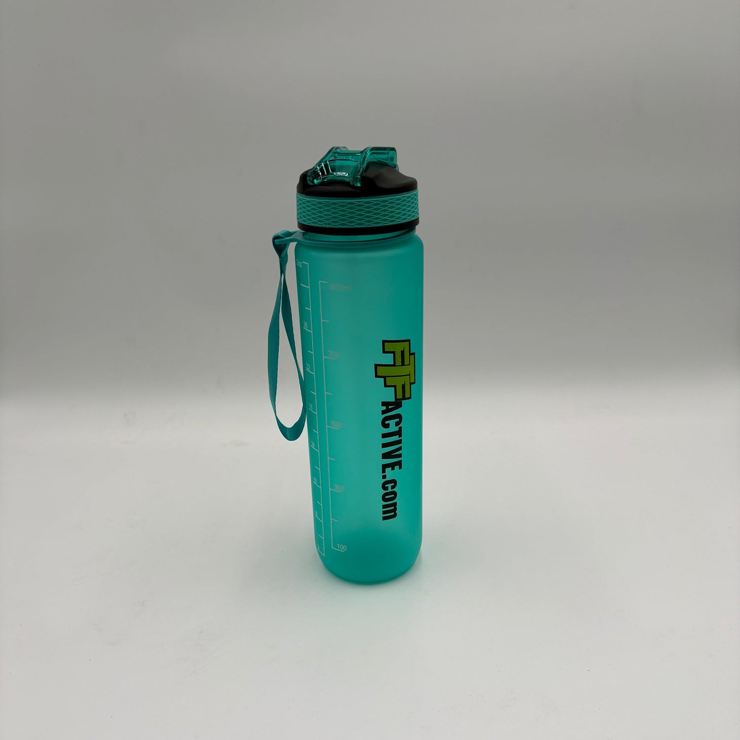 Time Marker Water Bottle – 1 Litre Flip Straw & Lock Lid
