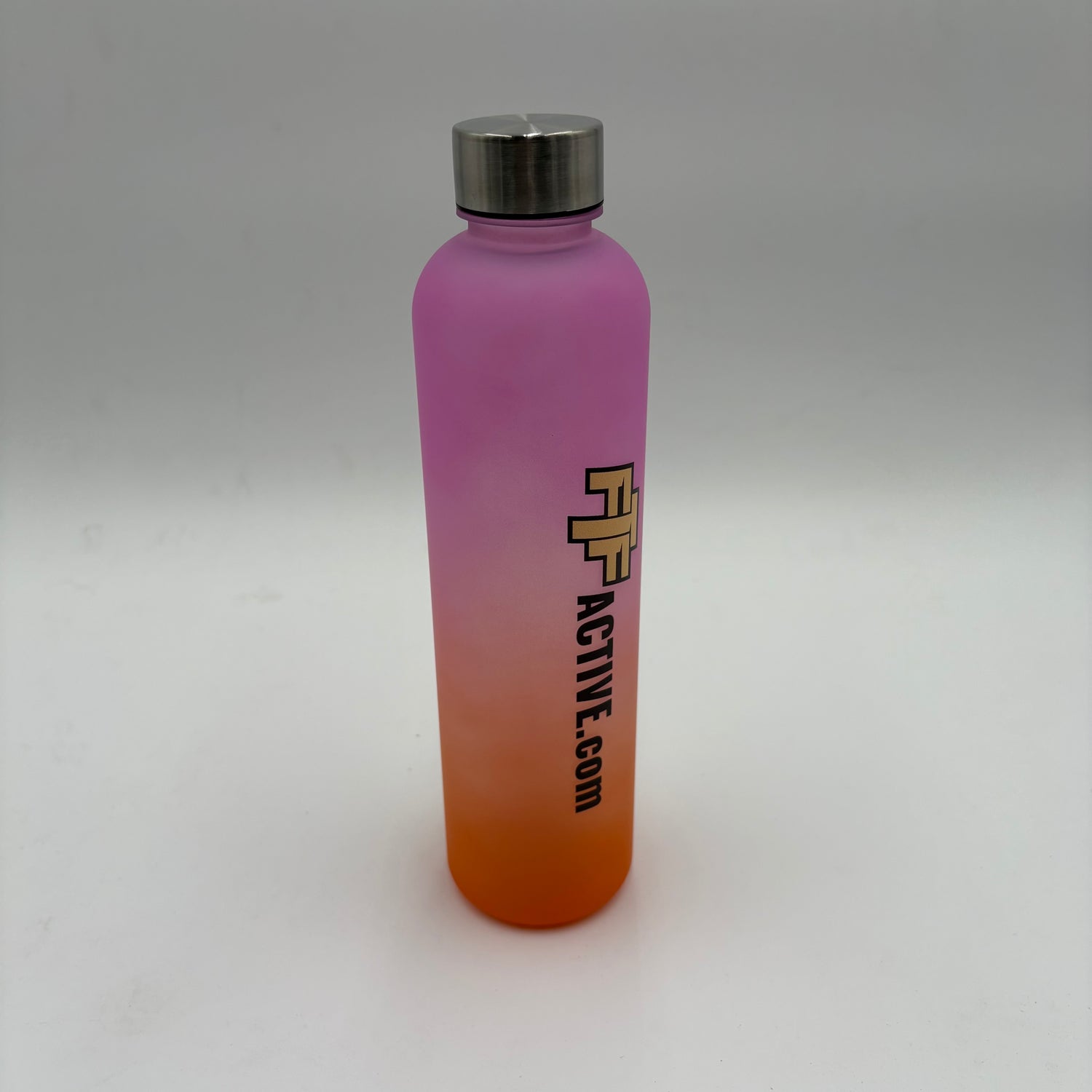 Gradient Water Bottle – 900ml Leak-Proof Stainless Style Cap Edition